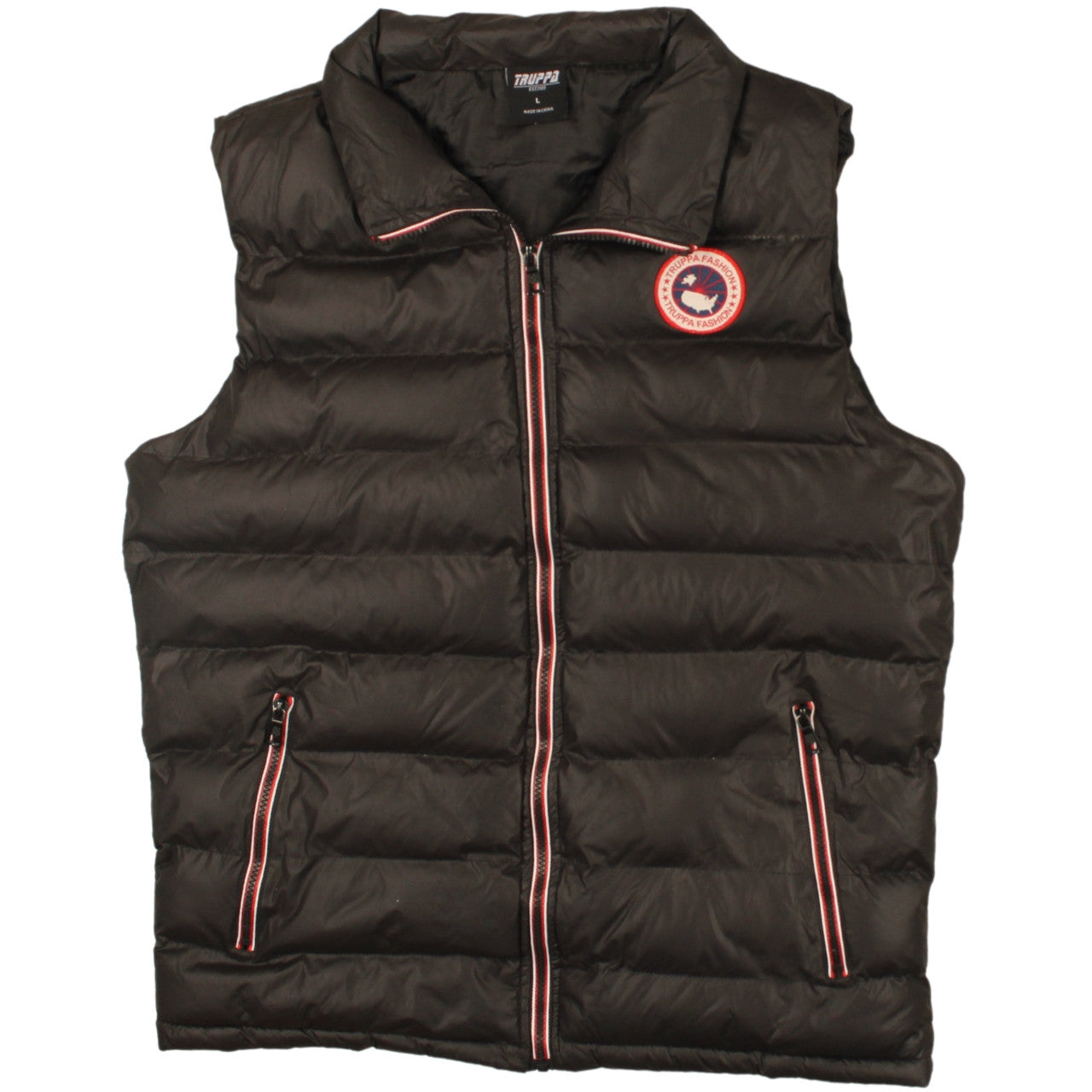 Mens UK Size L Truppa Black Puffer Jacket