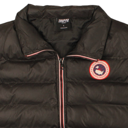 Mens UK Size L Truppa Black Puffer Jacket