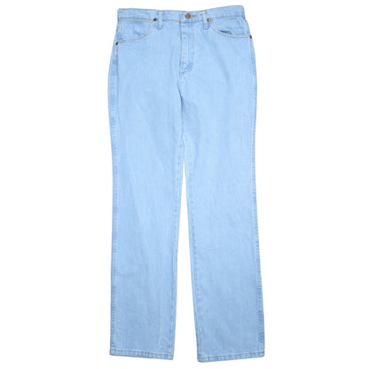 Wrangler Men Blue 30x32 Straight Leg Denim Jeans