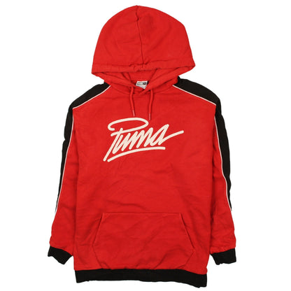 Womens UK Size 8 PUMA Red Pullover Hoodie