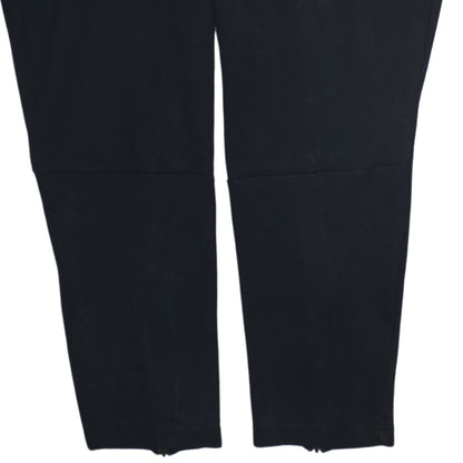 Adidas Womens Black Jogger Trousers L Elastic Waist Pockets Sports