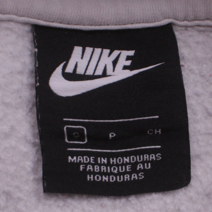 Nike Men's White Pullover Hoodie Small Logo Regular Fit