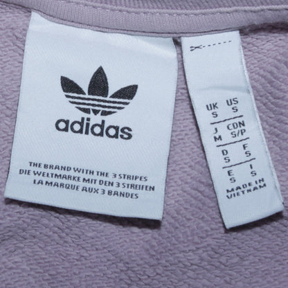 Womens UK Size S adidas Pink Pullover Sweatshirt