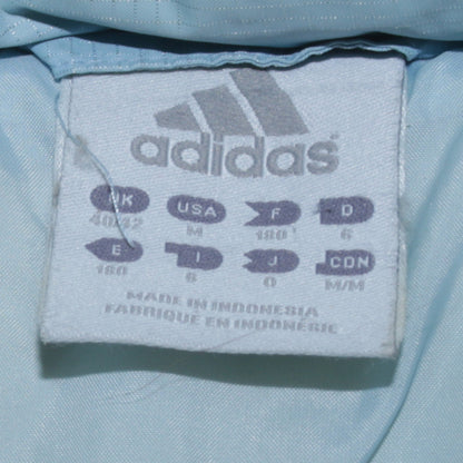 Adidas Men's Blue Puffer Jacket Size M 40in Winter Casual Coat