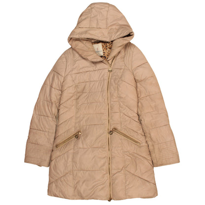 Womens UK Size L Monaco Beige Puffer Jacket
