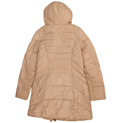 Womens UK Size L Monaco Beige Puffer Jacket
