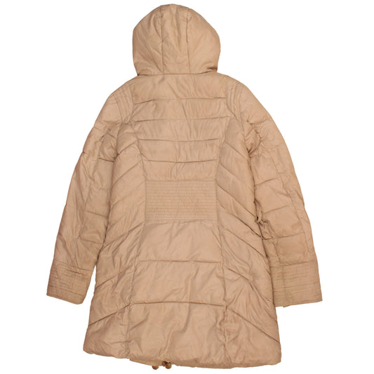 Womens UK Size L Monaco Beige Puffer Jacket
