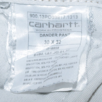 Carhartt WIP Men's Beige Chino Trousers 30x32 Regular Fit