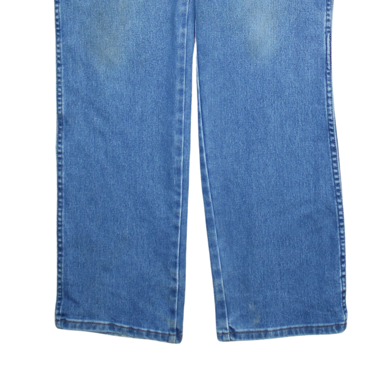 Mens UK Size L Wrangler Regular Fit Straight Blue Jeans