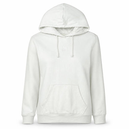 Adidas Women's Ivory Hoodie Size 10 Pullover Cotton Blend