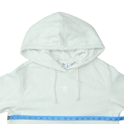 Adidas Women's Ivory Hoodie Size 10 Pullover Cotton Blend