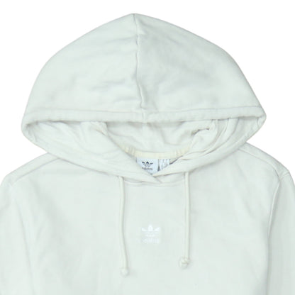 Adidas Women's Ivory Hoodie Size 10 Pullover Cotton Blend