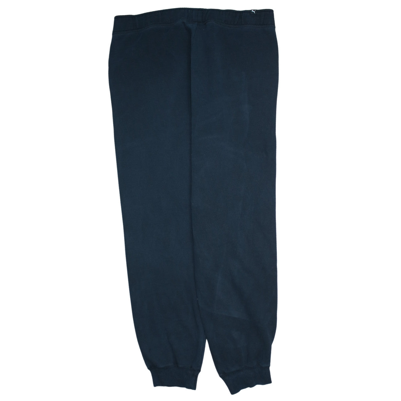 Puma Men Black L Jogger Sweatpants Elastic Waist Cuffed Trousers