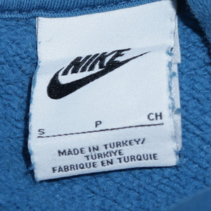 Nike Men's Blue Pullover Hoodie Small Athletic Dept Graphic