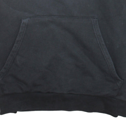 Adidas Men’s Black Pullover Hoodie Size L Logo Fleece Sweatshirt