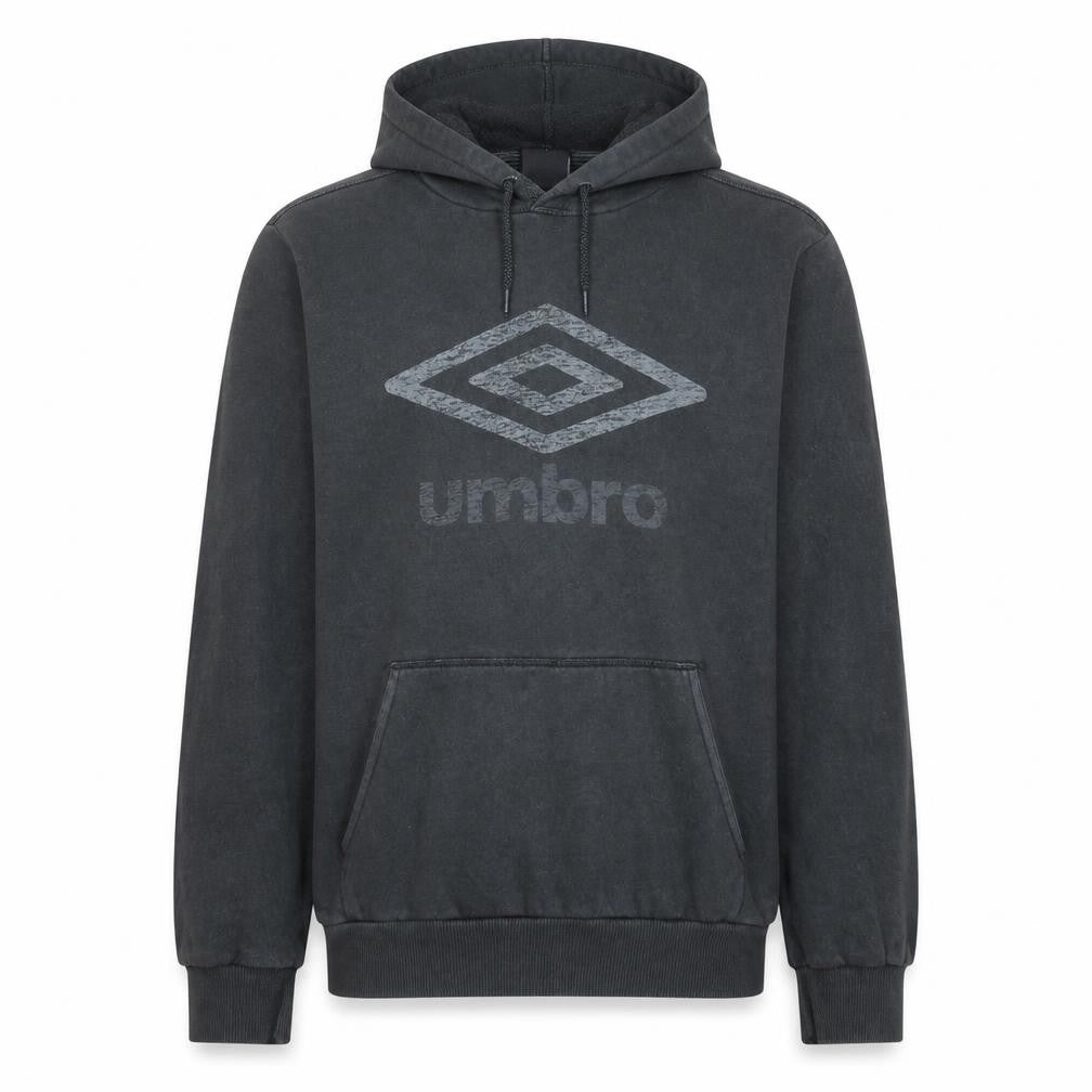 Mens UK Size XL Umbro Black Pullover Hoodie