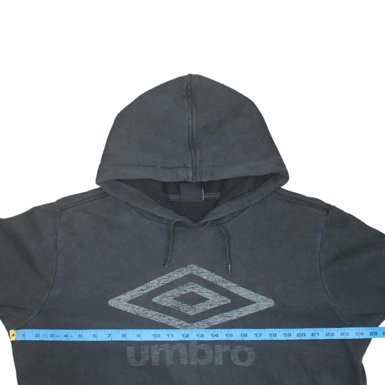 Mens UK Size XL Umbro Black Pullover Hoodie