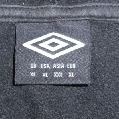 Mens UK Size XL Umbro Black Pullover Hoodie