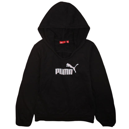 Womens UK Size 12 PUMA Black Pullover Hoodie