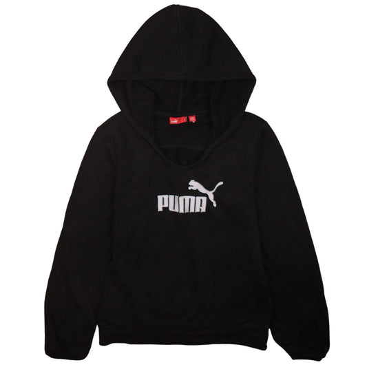 Womens UK Size 12 PUMA Black Pullover Hoodie