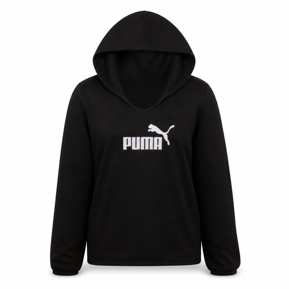 Womens UK Size 12 PUMA Black Pullover Hoodie