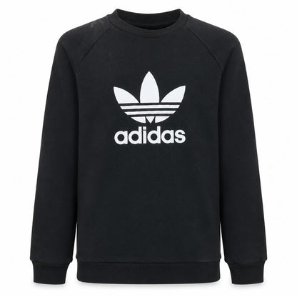 Adidas Men's Black Logo Pullover Sweatshirt Size S