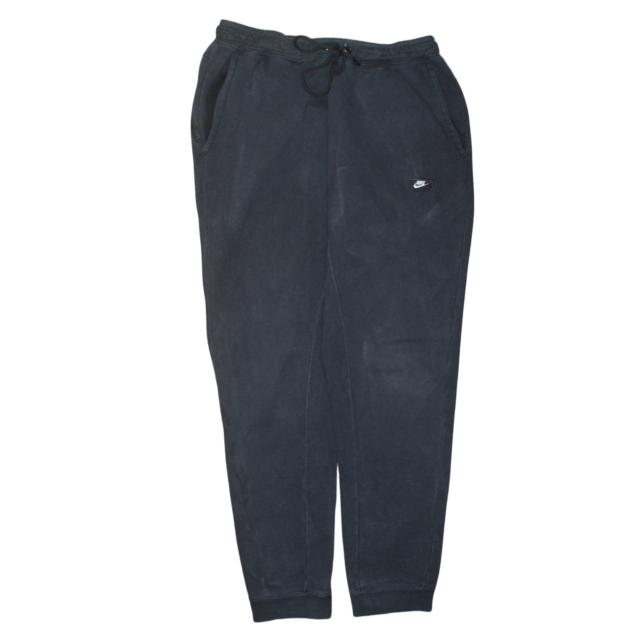 Mens UK Size M Nike Regular Fit Jogger Black Trousers