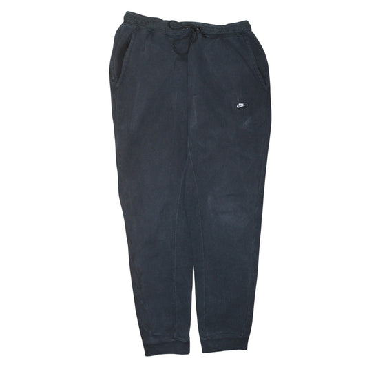 Mens UK Size M Nike Regular Fit Jogger Black Trousers