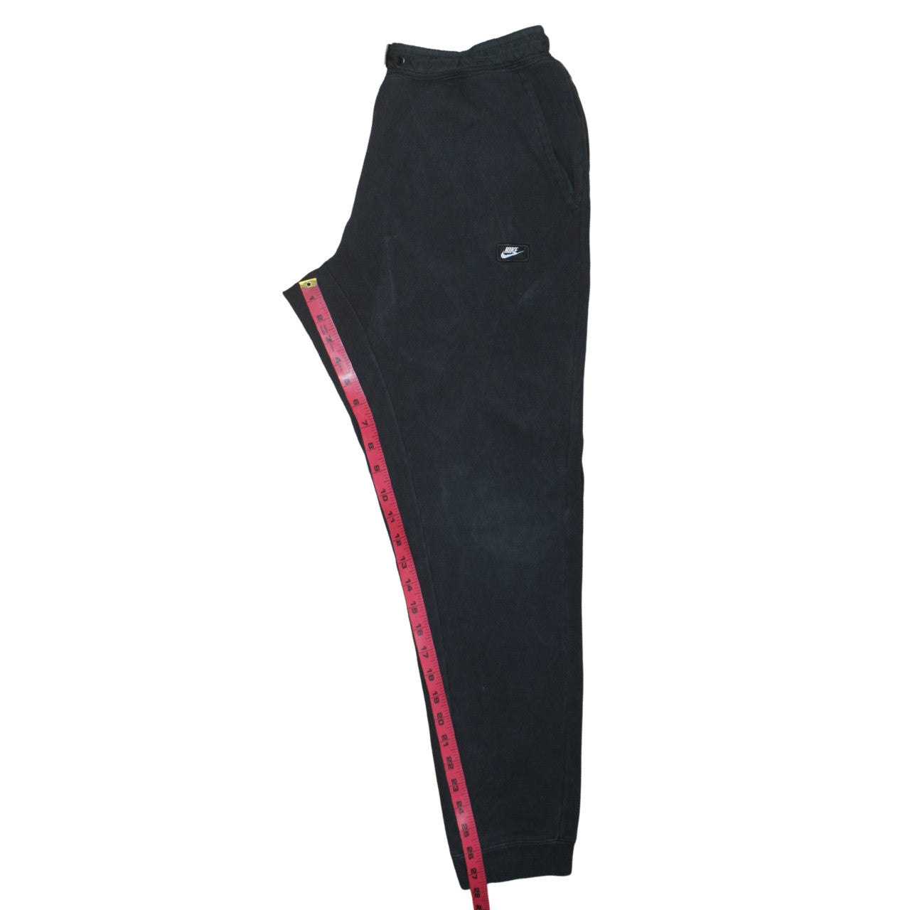 Mens UK Size M Nike Regular Fit Jogger Black Trousers