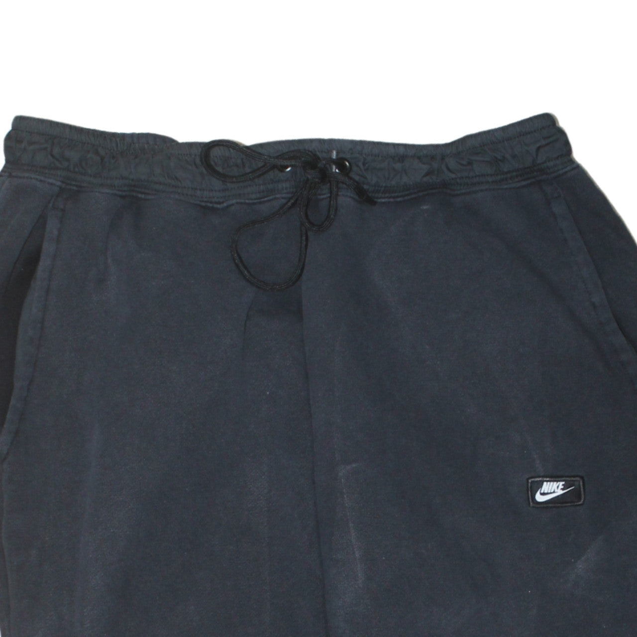 Mens UK Size M Nike Regular Fit Jogger Black Trousers