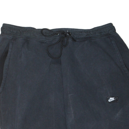 Mens UK Size M Nike Regular Fit Jogger Black Trousers