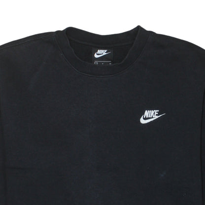 Nike Men's Black Small Pullover Crew Neck Sweatshirt