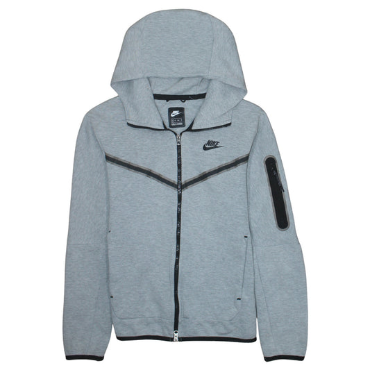 Mens UK Size XS Nike Grey Full Zip Hoodie
