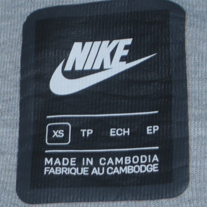 Mens UK Size XS Nike Grey Full Zip Hoodie