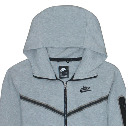 Mens UK Size XS Nike Grey Full Zip Hoodie