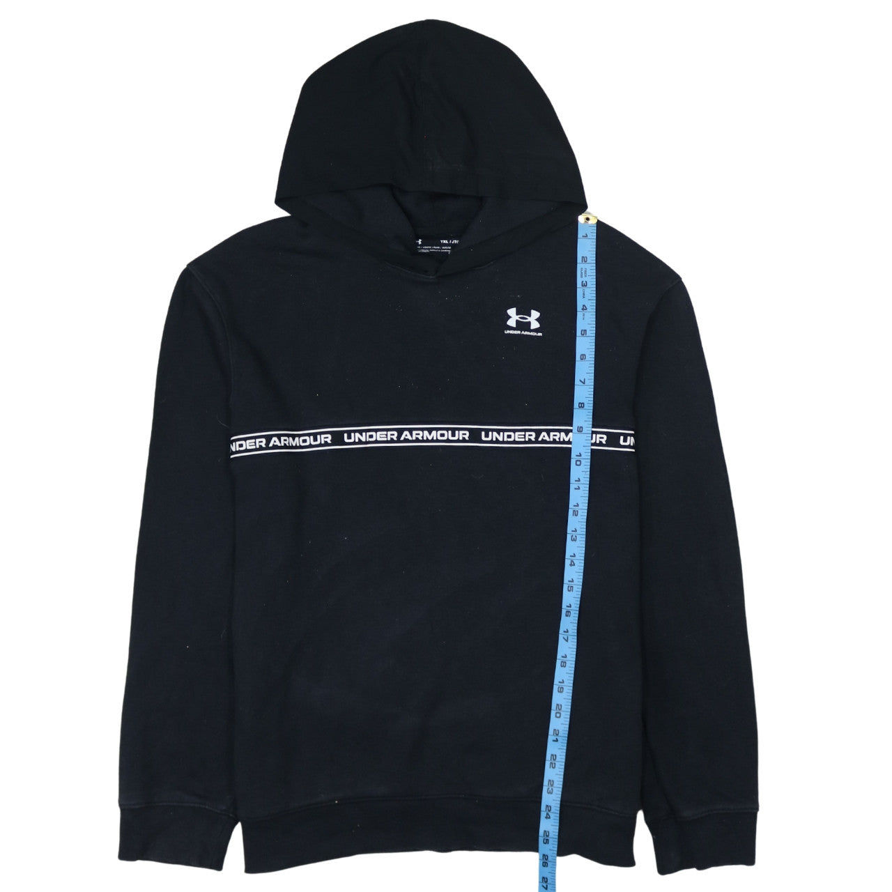 Boys UK Size 16 Years Under armour Black Pullover Hoodie