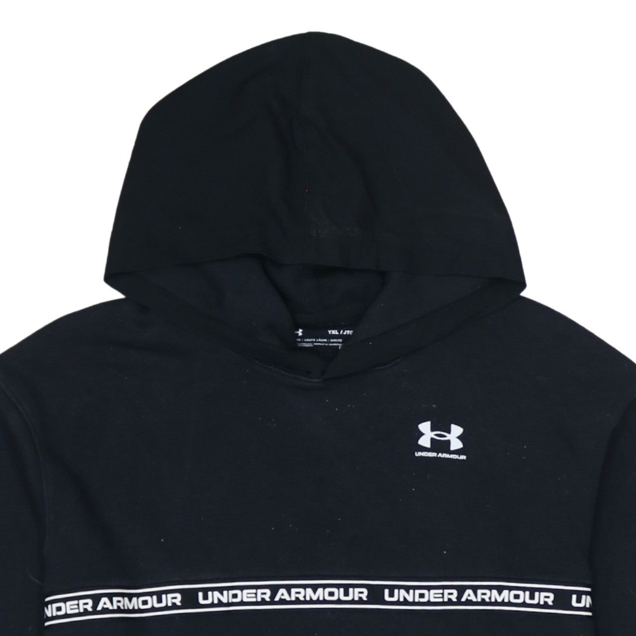 Boys UK Size 16 Years Under armour Black Pullover Hoodie