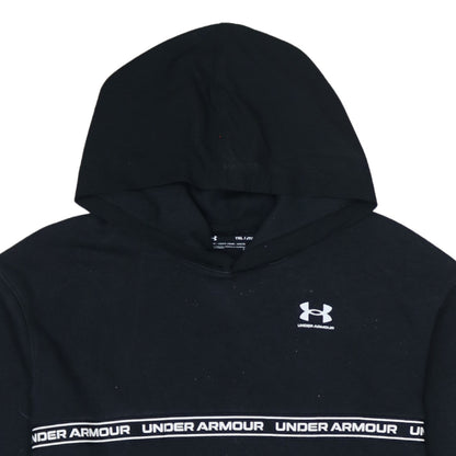 Boys UK Size 16 Years Under armour Black Pullover Hoodie