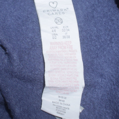 Womens UK Size 2XS Disney Blue Pullover Sweatshirt