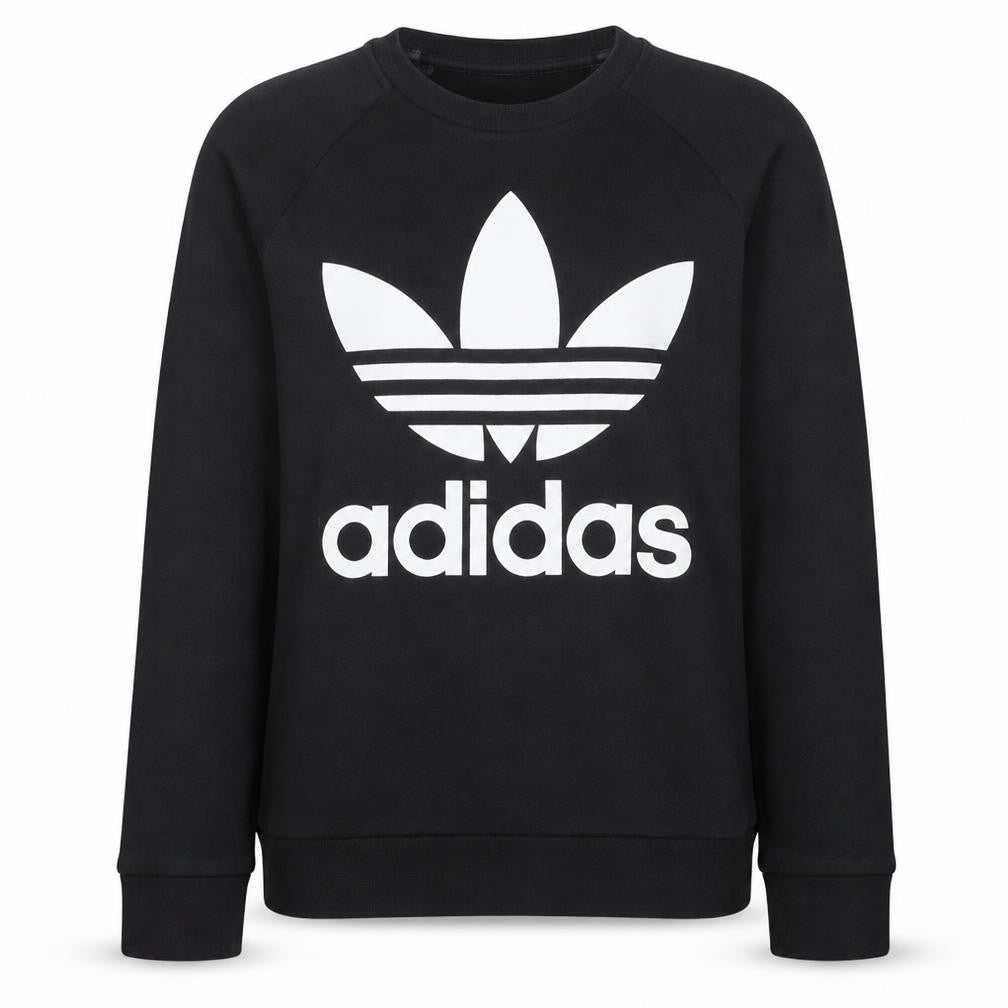 Womens UK Size 16 adidas Black Pullover Sweatshirt