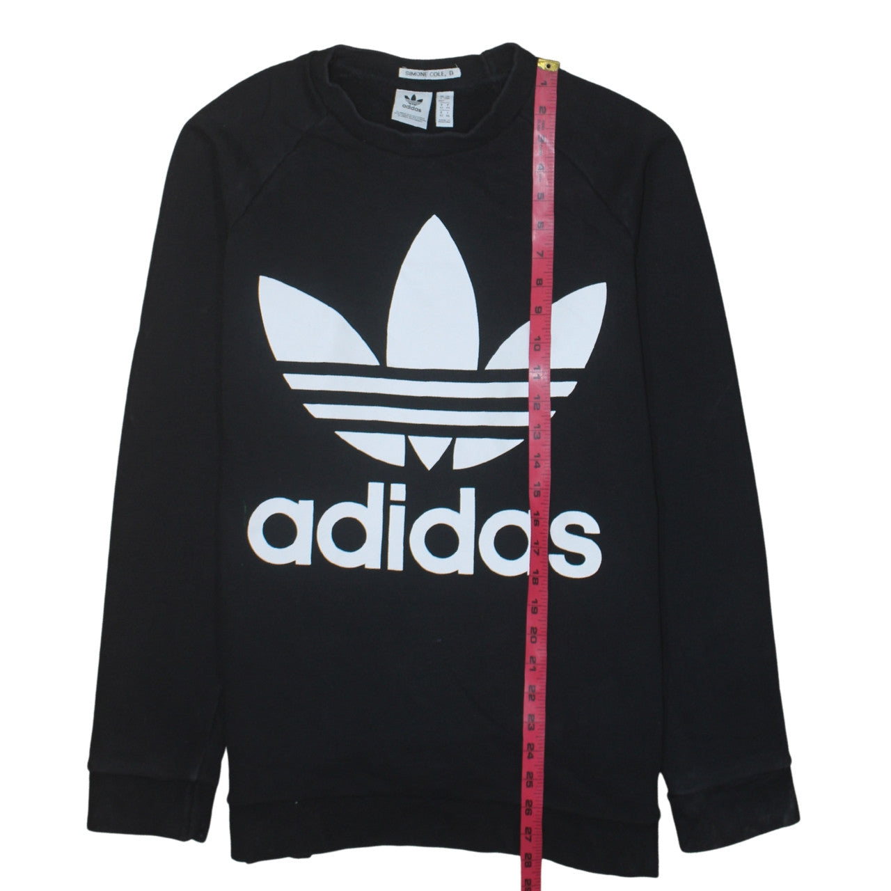 Womens UK Size 16 adidas Black Pullover Sweatshirt