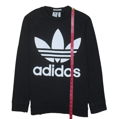 Womens UK Size 16 adidas Black Pullover Sweatshirt