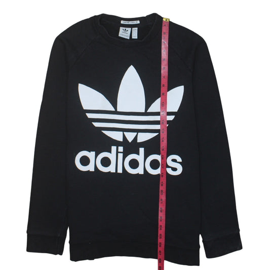 Womens UK Size 16 adidas Black Pullover Sweatshirt