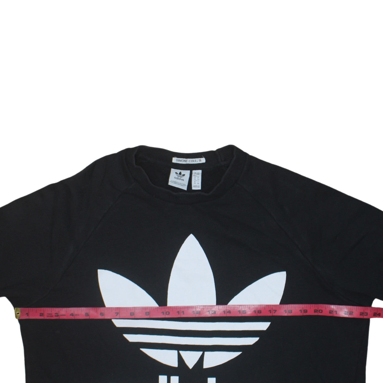 Womens UK Size 16 adidas Black Pullover Sweatshirt