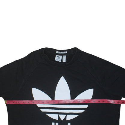 Womens UK Size 16 adidas Black Pullover Sweatshirt