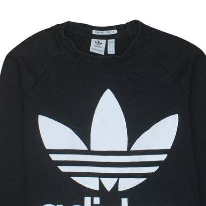 Womens UK Size 16 adidas Black Pullover Sweatshirt