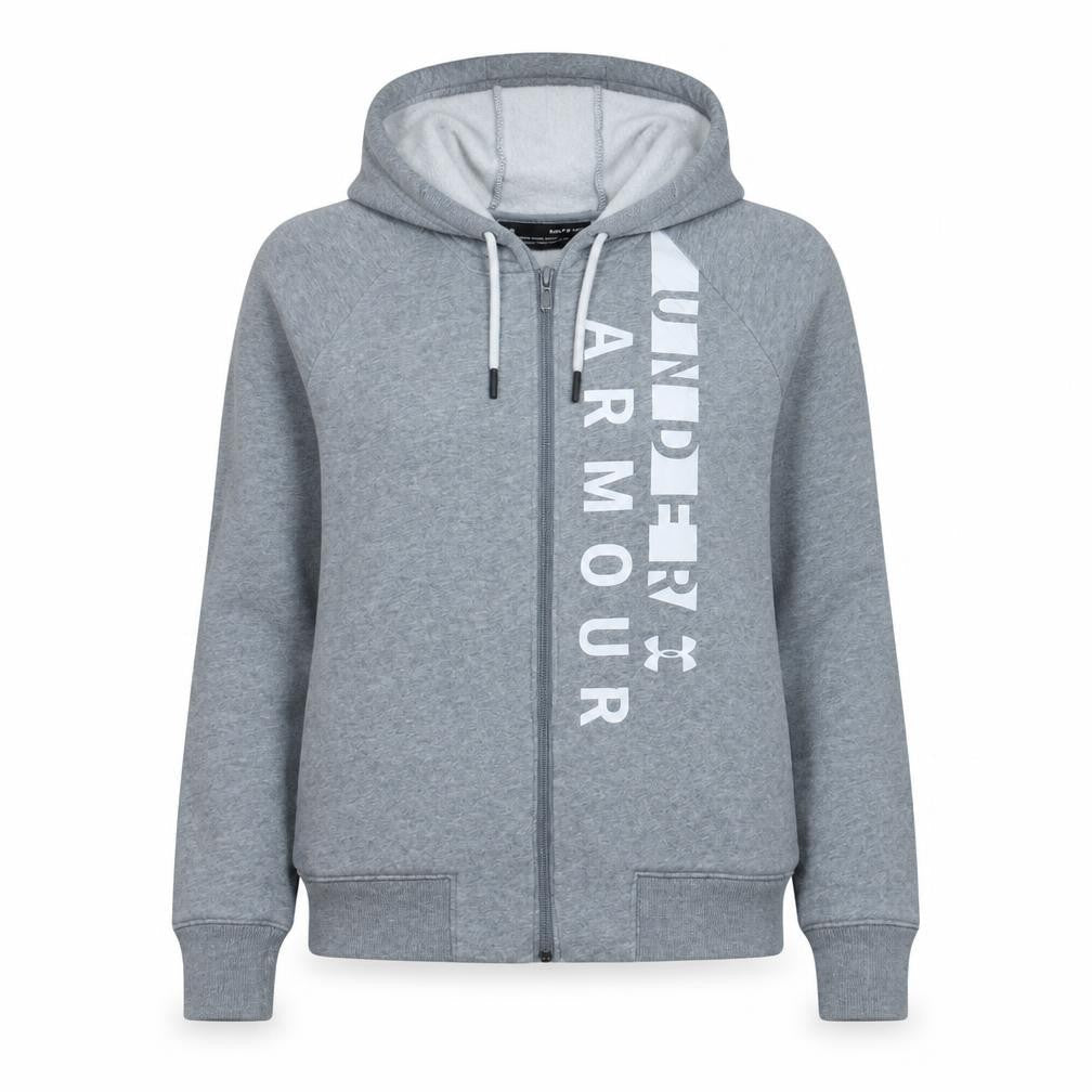 Womens UK Size S Under armour Grey Full Zip Hoodie
