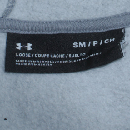 Womens UK Size S Under armour Grey Full Zip Hoodie