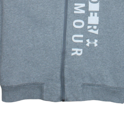 Womens UK Size S Under armour Grey Full Zip Hoodie