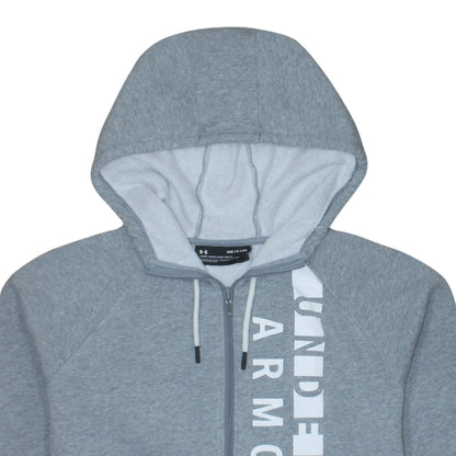 Womens UK Size S Under armour Grey Full Zip Hoodie